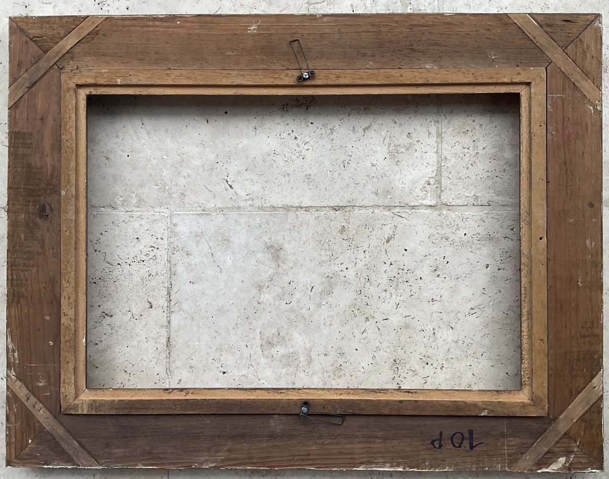 Louis XIV-style Montparnasse Frame. Size 10p - 55 X 38 Cm -photo-2