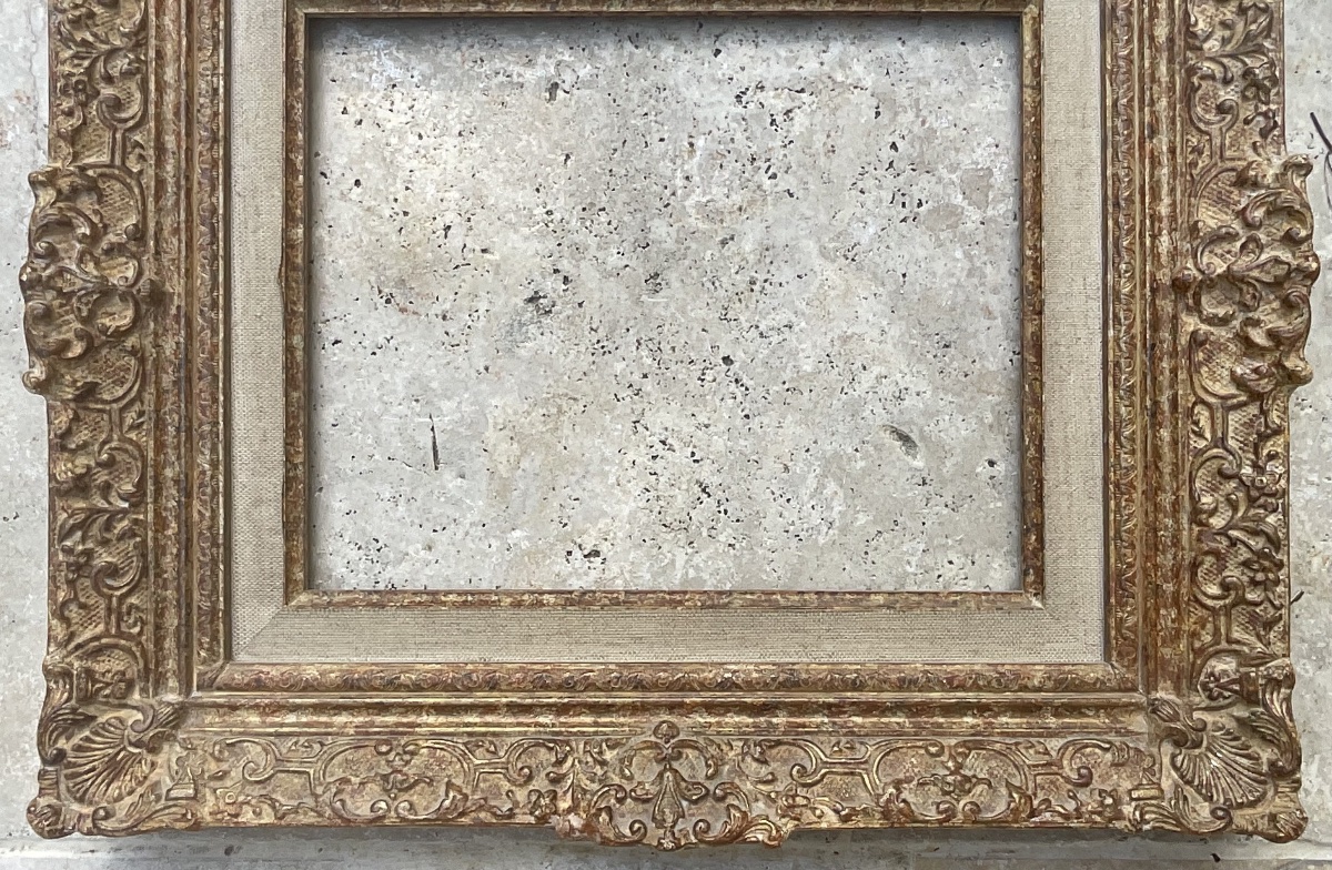 Montparnasse 3f Style Rg Gault Louis XIV Frame, 27 X 22 Cm -photo-4