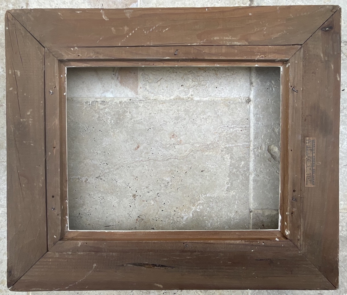 Montparnasse 5f Frame, Fluted Profile, 1930, Dimensions: 35 X 27 Cm -photo-2