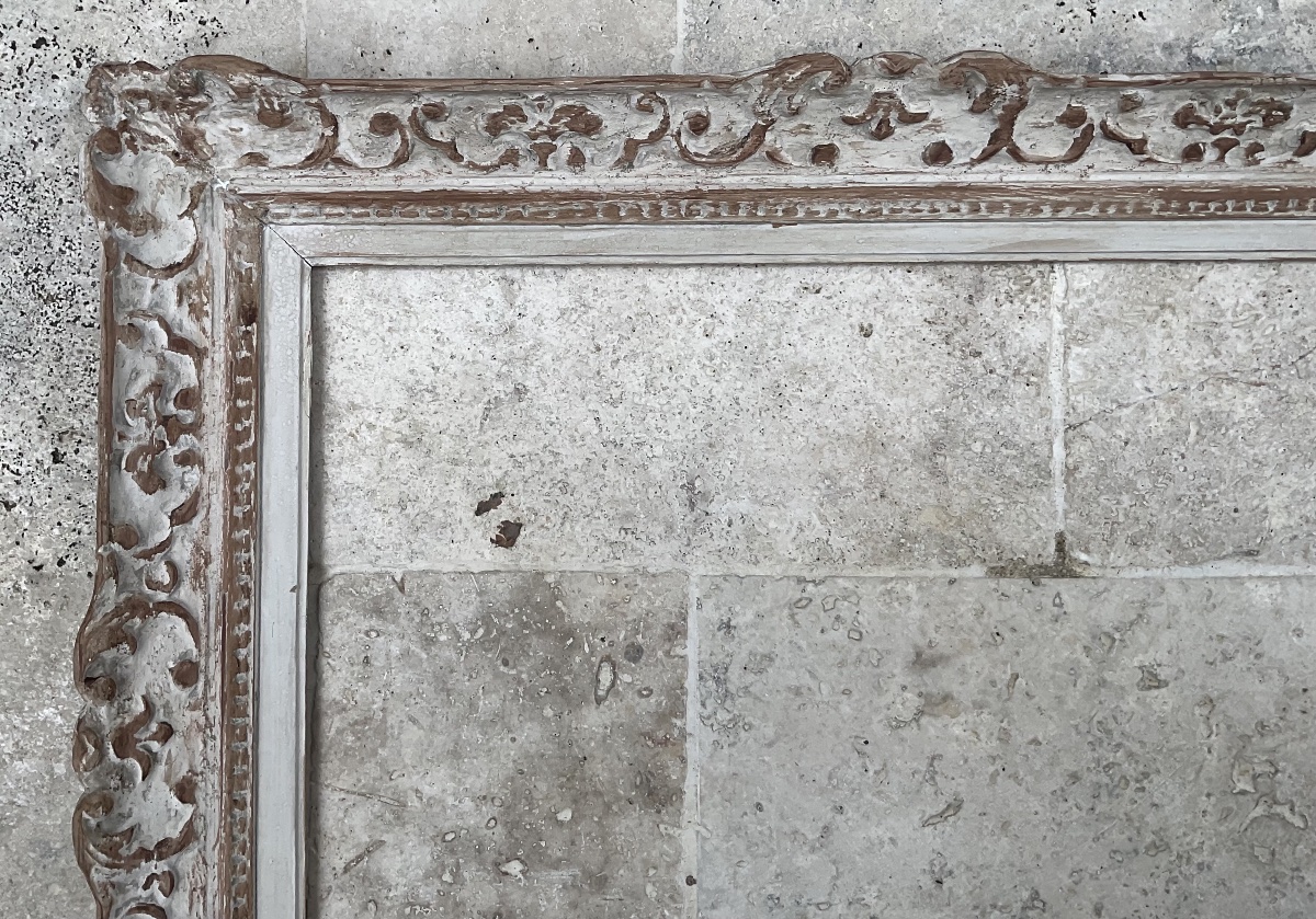 Montparnasse 1930 Frame, Louis XIV Style; Dimensions: 12f - 61 X 50 Cm -photo-2