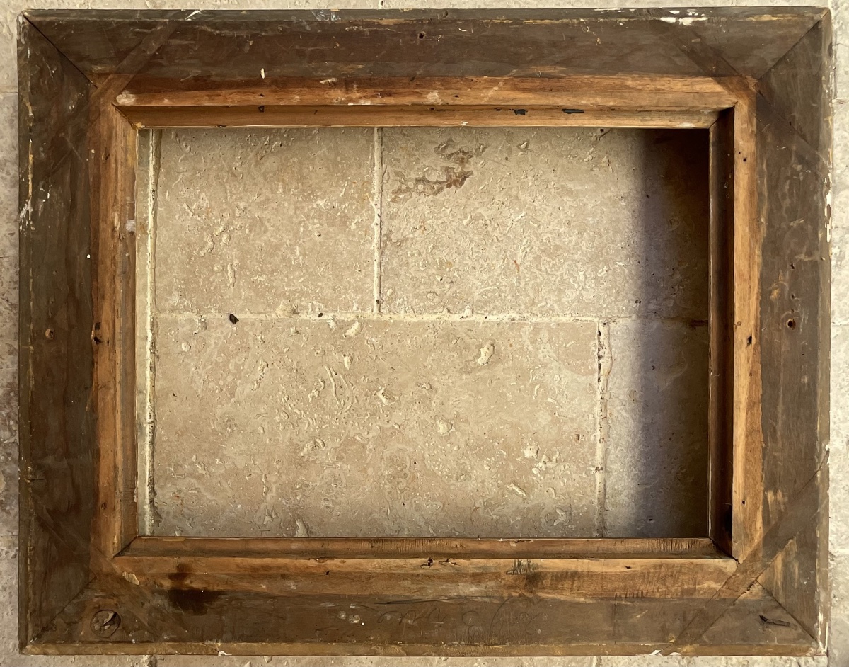 Cadre XIXè Profil à cannelures  Dim standard 40 x 50 cm -photo-2