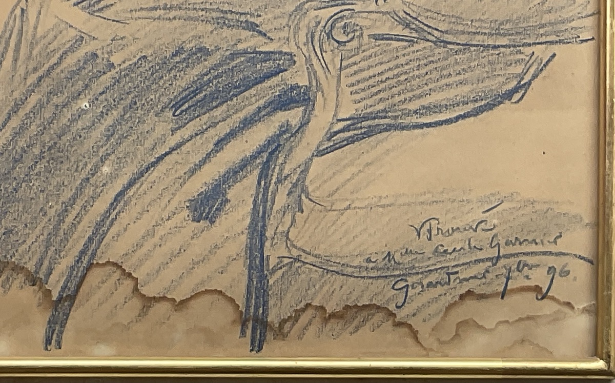 Victor Prouvé Original Drawing, 1896: Portrait Of Mlle Cécile Garnier, Gérardmer-photo-4