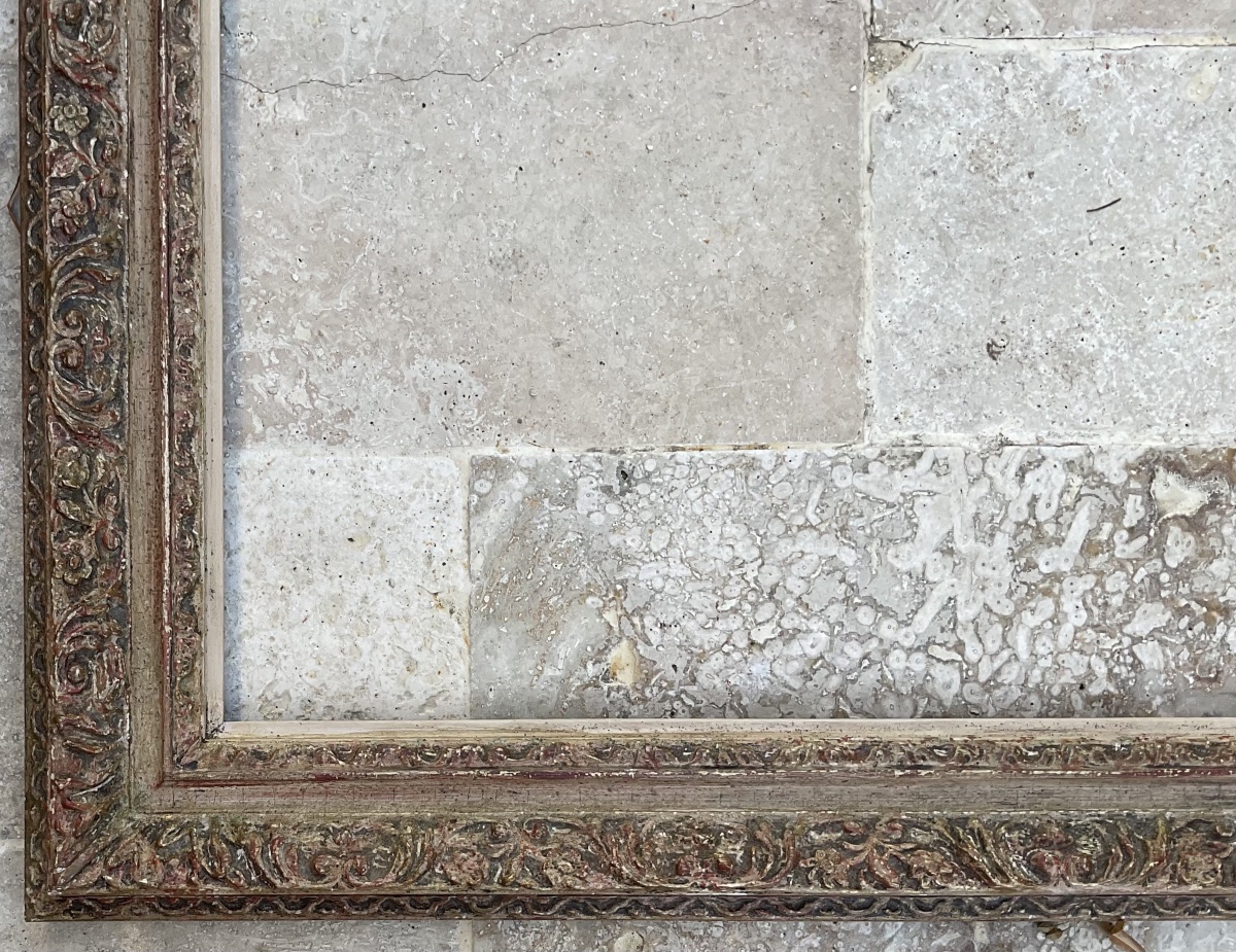 Cadre  Montparnasse Ancien Sculpte Bois style Bérain dim 30M  - 60 x 92 cm -photo-4