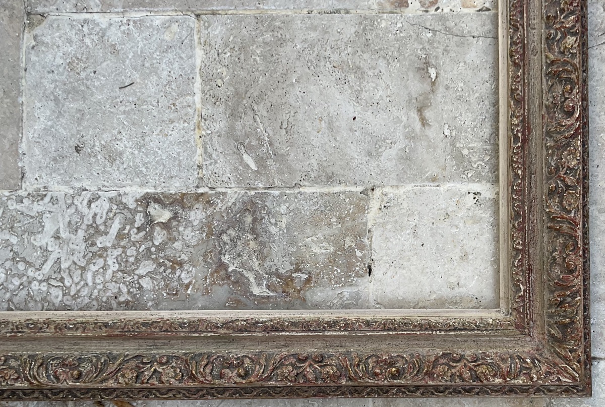 Cadre  Montparnasse Ancien Sculpte Bois style Bérain dim 30M  - 60 x 92 cm -photo-1