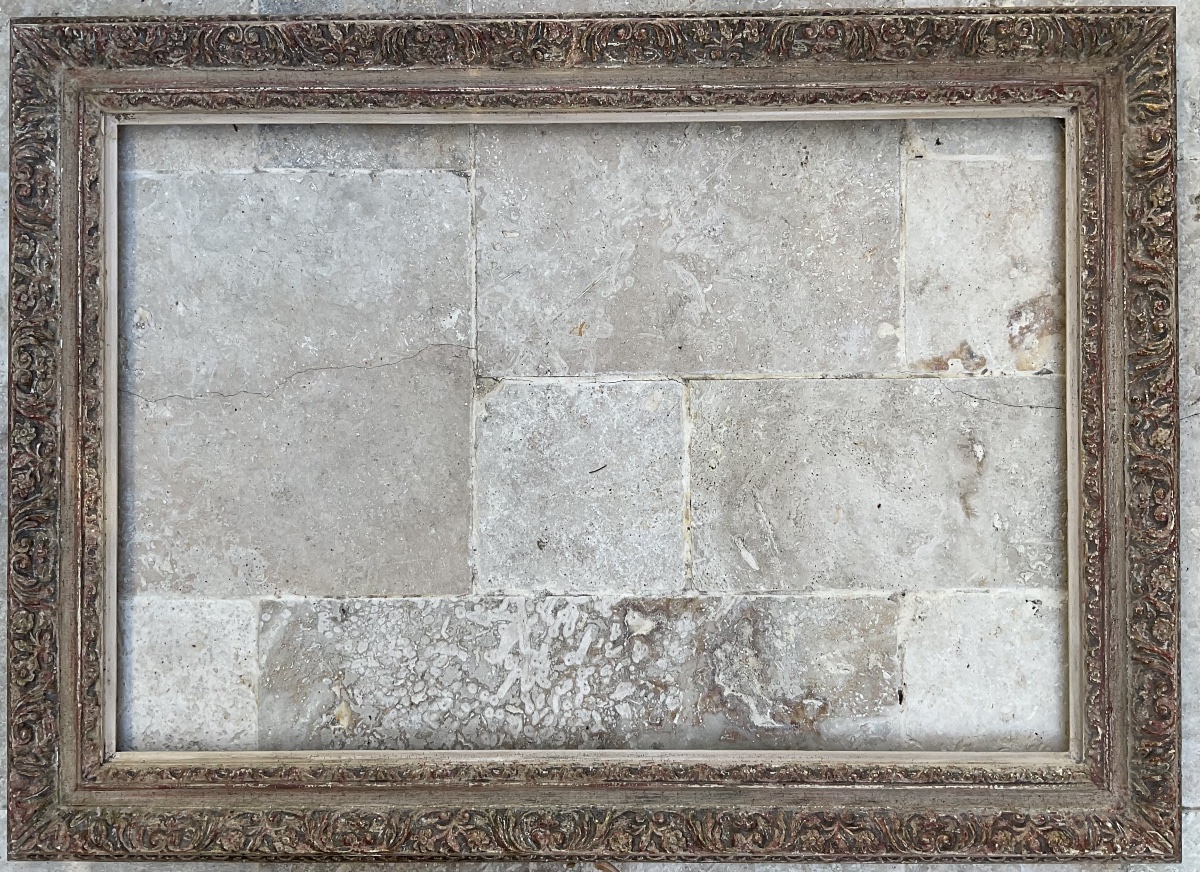 Cadre  Montparnasse Ancien Sculpte Bois style Bérain dim 30M  - 60 x 92 cm 