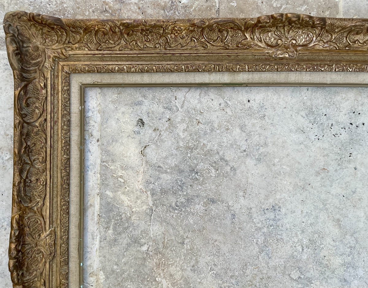  Montparnasse-style Frame, Rg Gault 15p, Dimensions: 65 X 50 Cm -photo-2