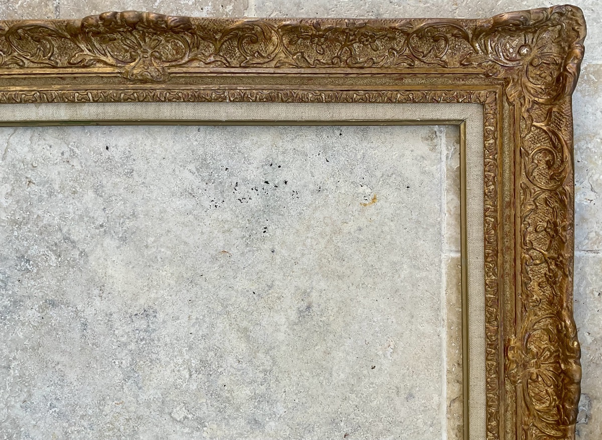  Montparnasse-style Frame, Rg Gault 15p, Dimensions: 65 X 50 Cm -photo-3