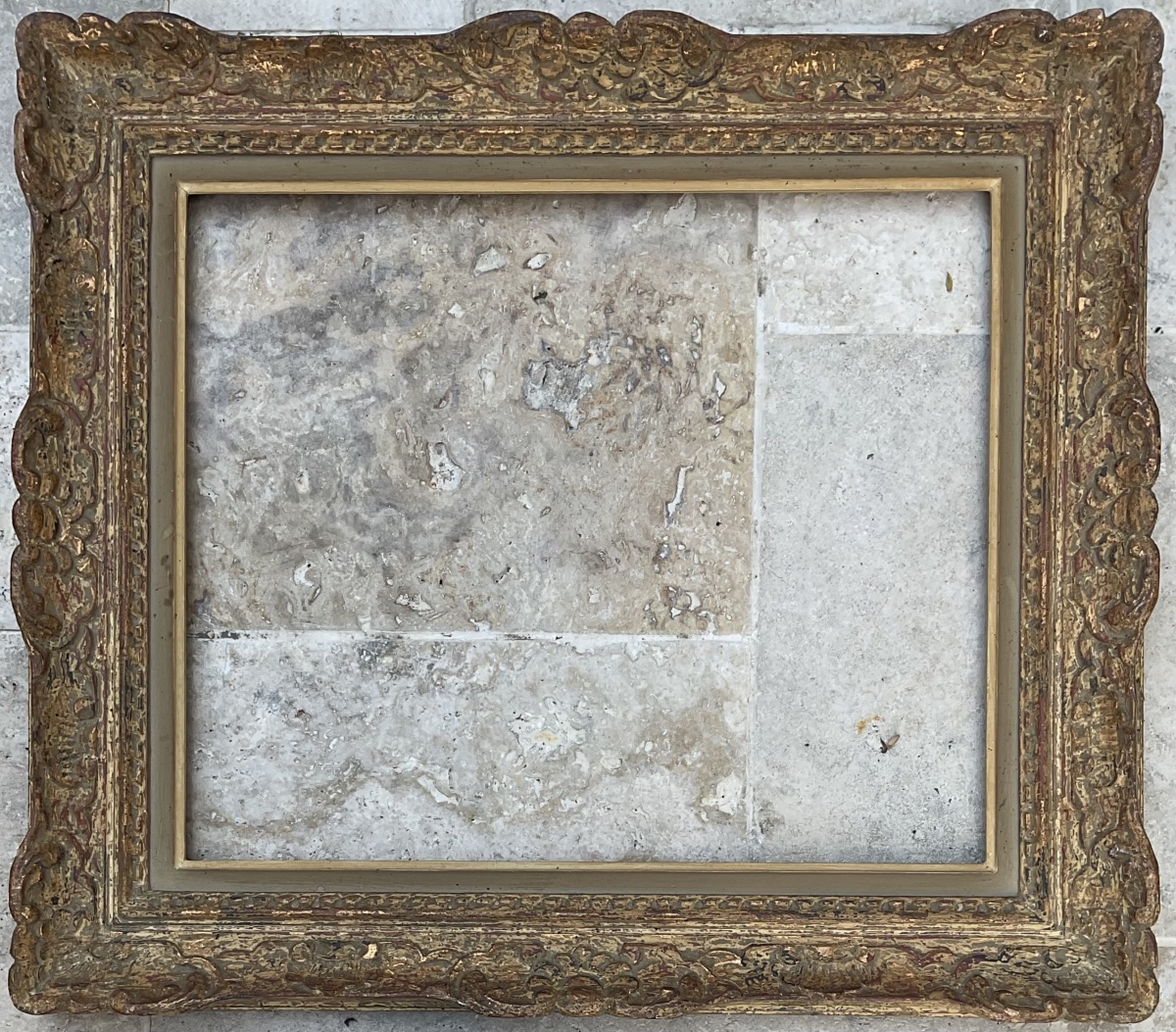 CADRE MONTPARNASSE BOIS DIM 10F ORIGINAL 1930 LOUIS XIV FRAME 55x46 cm
