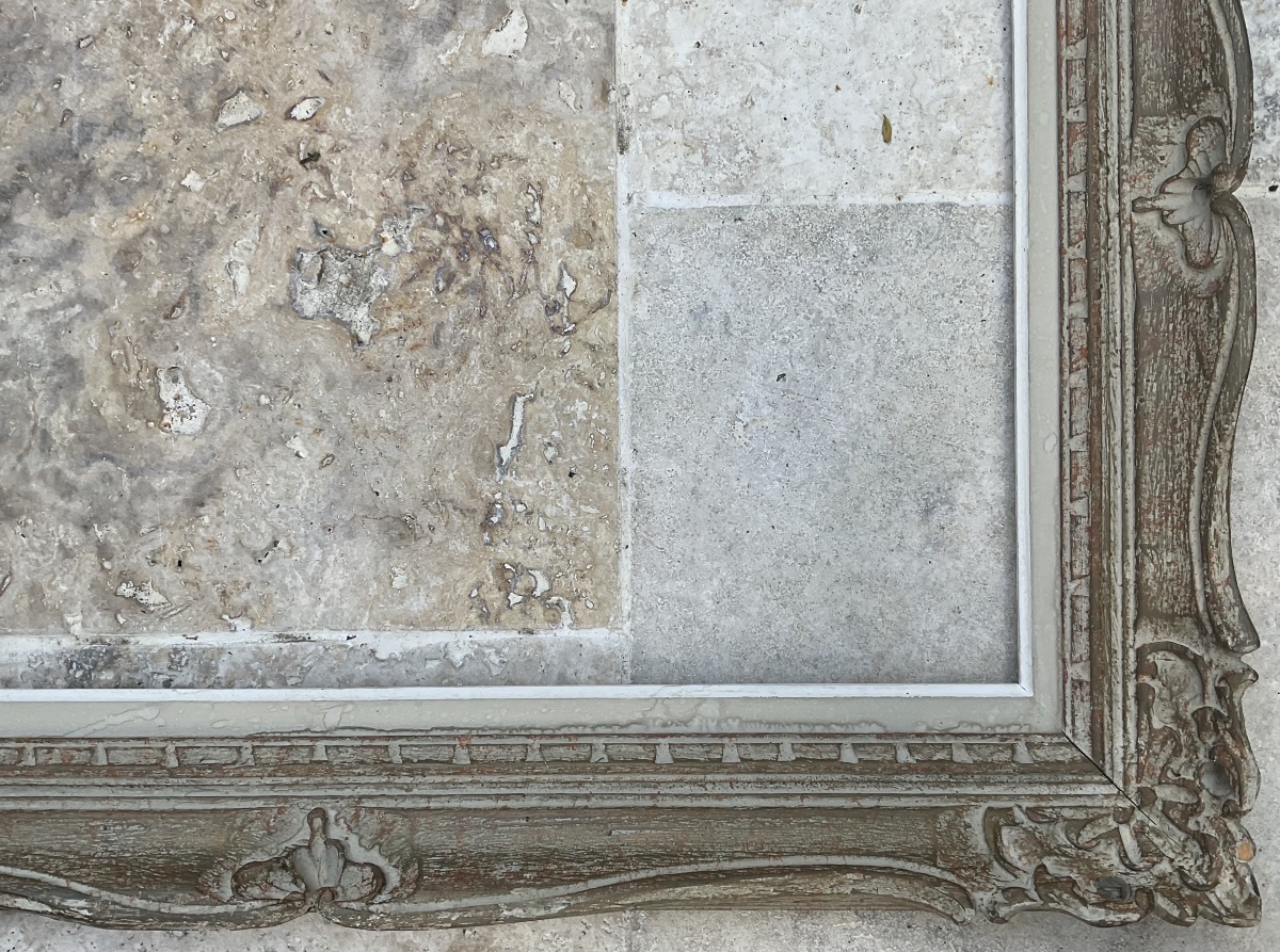 Montparnasse Sculpted Wooden-profile Frame, Standard Size 15m, French Frame-photo-1