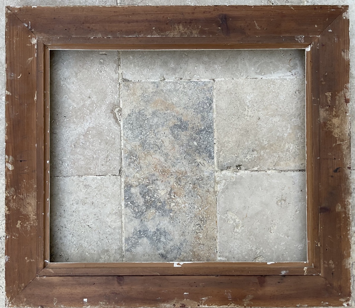Cadre Montparnasse 1930 Style Louis XIV Bois Dim : 10F - 55 x 46 cm -photo-3