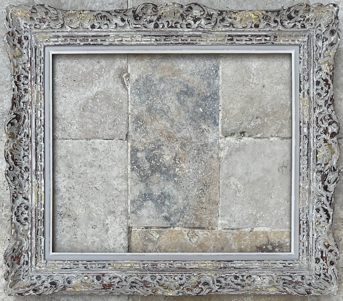 Cadre Montparnasse 1930 Style Louis XIV Bois Dim : 10F - 55 x 46 cm 