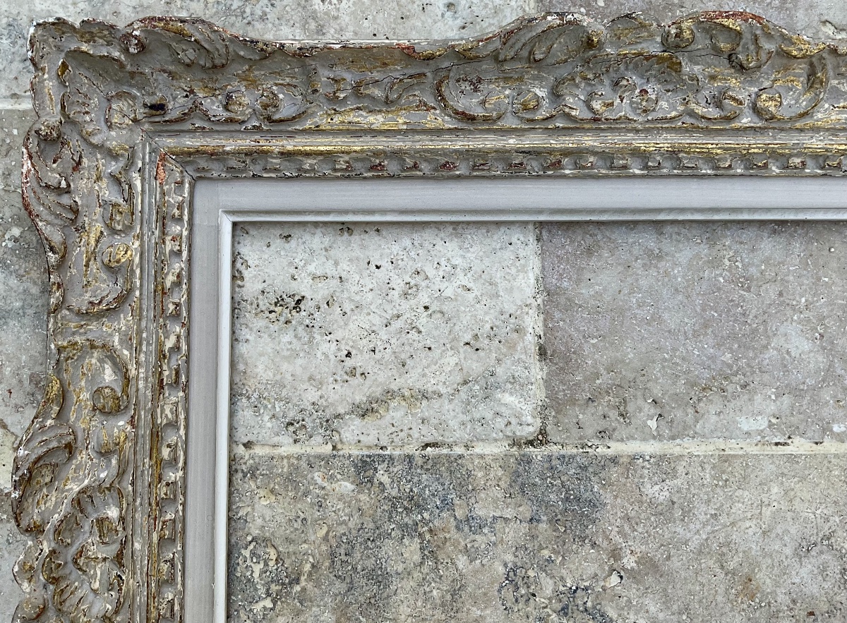 Montparnasse 8f Frame, Louis XIV Style. 1930s–1940s – 46 X 38 Cm -photo-3