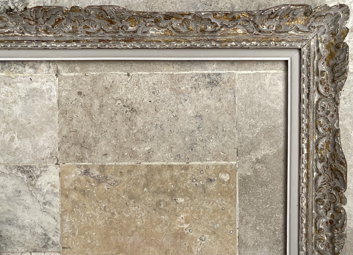 Rare Montparnasse-style Louis XIV Frame, 30m Dim: 92 X 60 Cm -photo-3