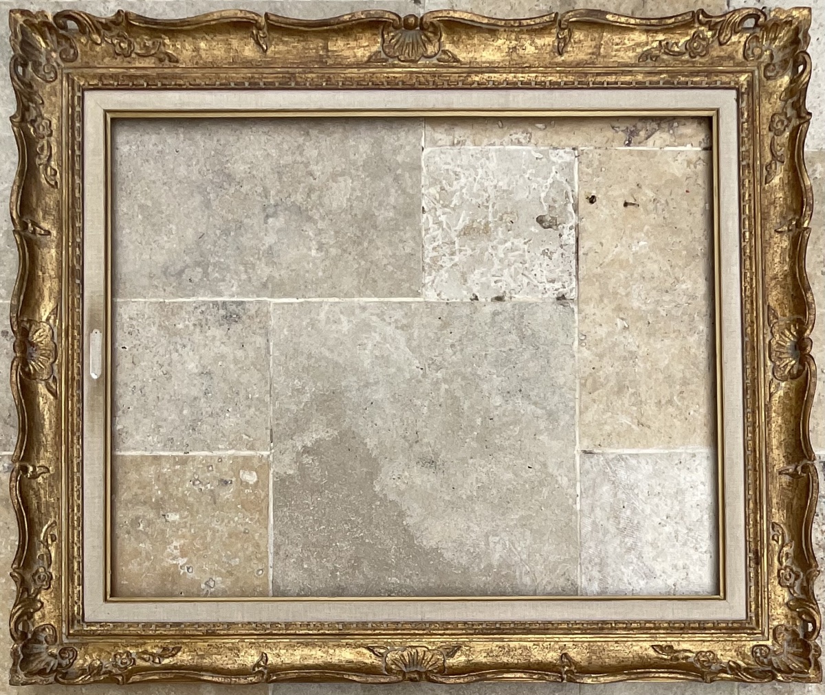 Louis XV Gilded Wooden Montparnasse Frame, Dim. 25f, Original 1930, 81 X 65 Cm