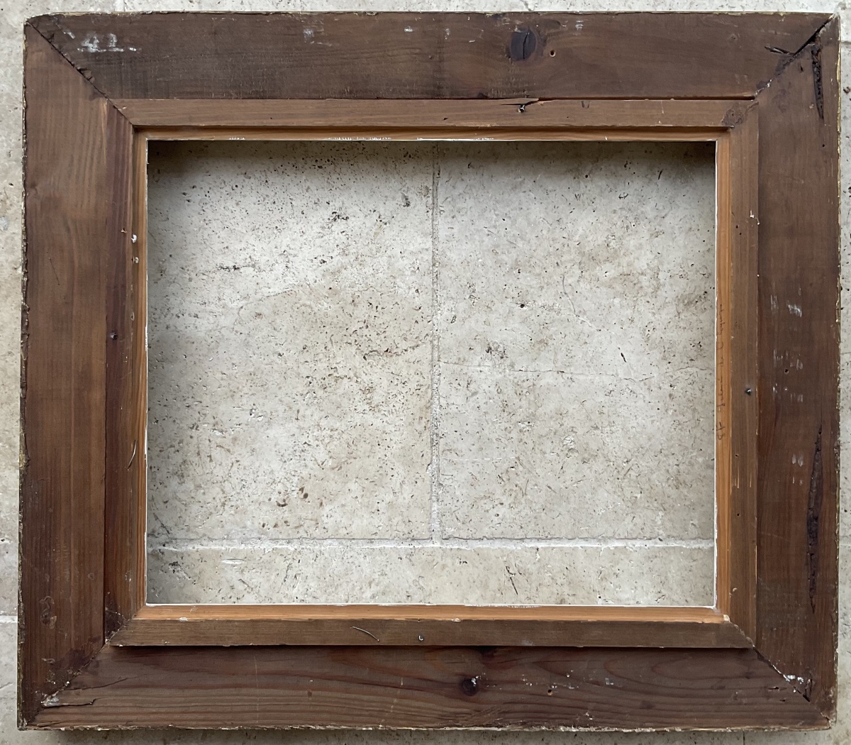 CADRE MONTPARNASSE BOIS LOUIS XIV DIM 8F ORIGINAL 1930 FRAME 46 x 38 cm-photo-2