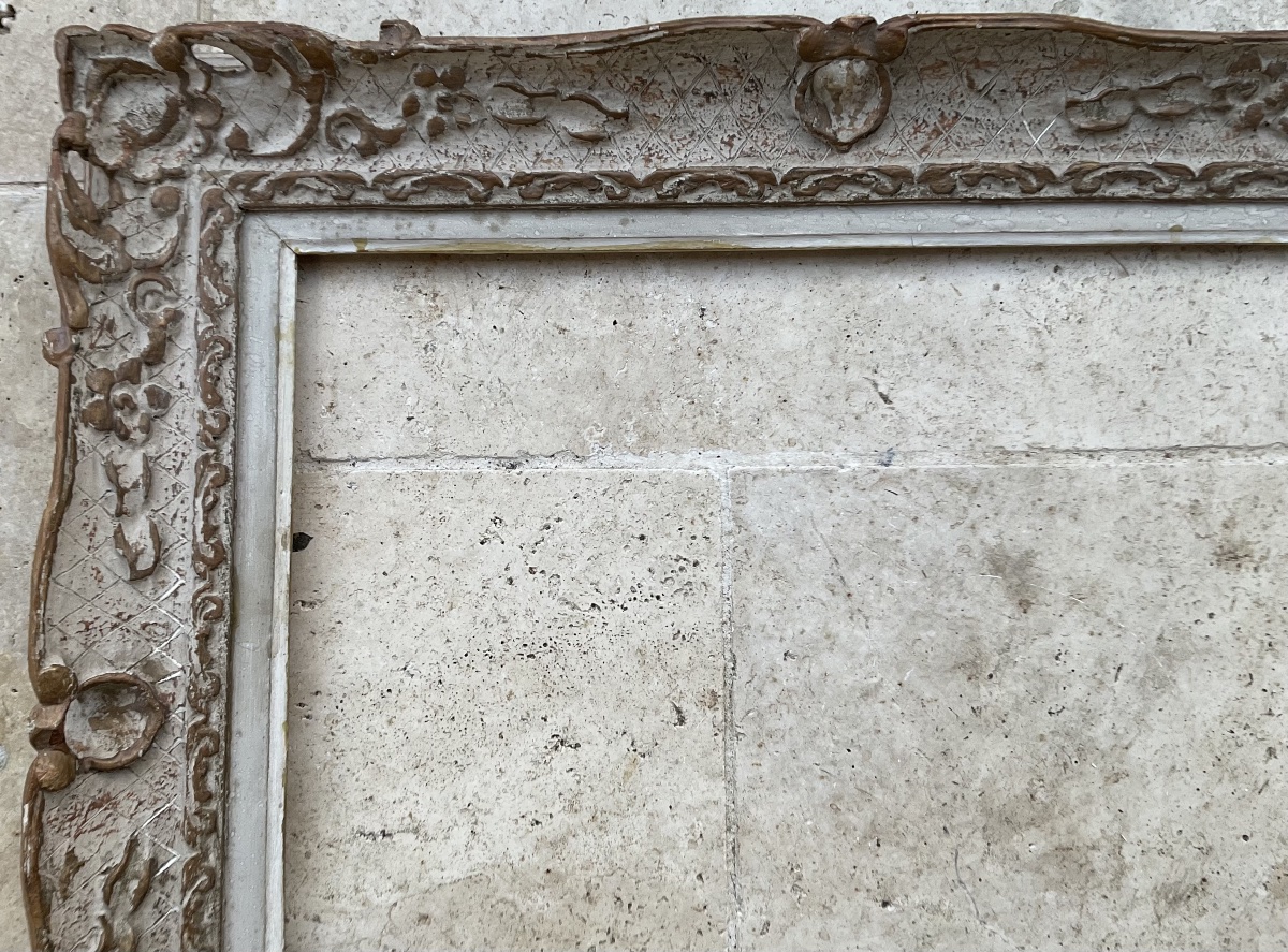 Montparnasse-style Louis XV Wooden Frame, 10f, Original, 1930, 55x46 Cm-photo-3