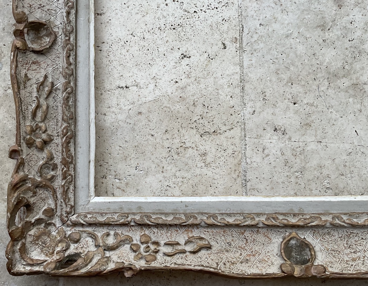 Montparnasse-style Louis XV Wooden Frame, 10f, Original, 1930, 55x46 Cm-photo-4