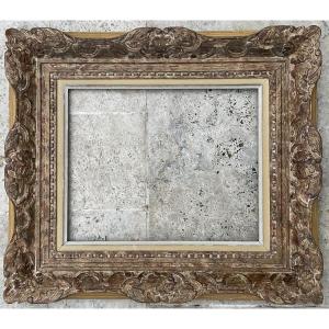 CADRE MONTPARNASSE 1930/40 PROFIL BOIS LOUIS XIV DIM 6F 