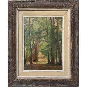 Émile Othon Friesz Tableau Original 1910/20 Sous bois 