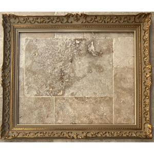 GRAND CADRE MONTPARNASSE PROFIL LOUIS XIV BOIS DIMENSION 25F DIM 81 x 65 cm
