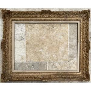 CADRE MONTPARNASSE RG GAULT PROFIL BOIS STUC LOUIS XIV DIM 12P/15P FRENCH FRAME