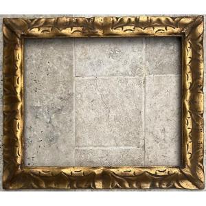 Rare 19th-century Carved Wooden Frame, 8f, Original French Frame, 46 X 38 Cm