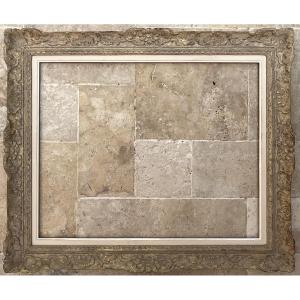 Montparnasse Sculpted Wooden-profile Frame, Size 25f, French Frame, 81 X 65 Cm