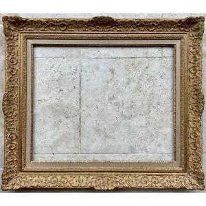 Montparnasse Frame, Louis XIV Style, Dim 12f, Rg Gault, 61 X 50 Cm
