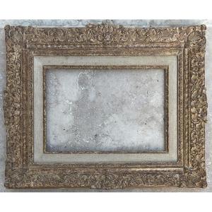 Montparnasse 3p Style Rg Gault Louis XIV Frame, Dimensions: 27 X 19 Cm
