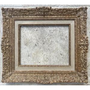 Montparnasse 3f Style Rg Gault Louis XIV Frame, 27 X 22 Cm