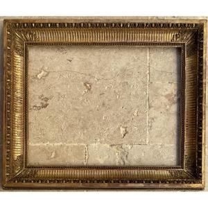 19th-century Frame With Fluted Profile Standard Size 40 X 50 Cm