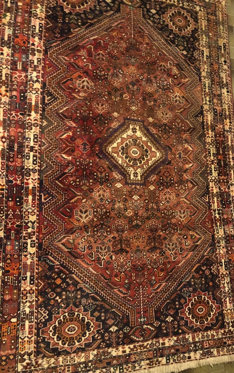 Large Basseri Shiraz XX Carpet-photo-4