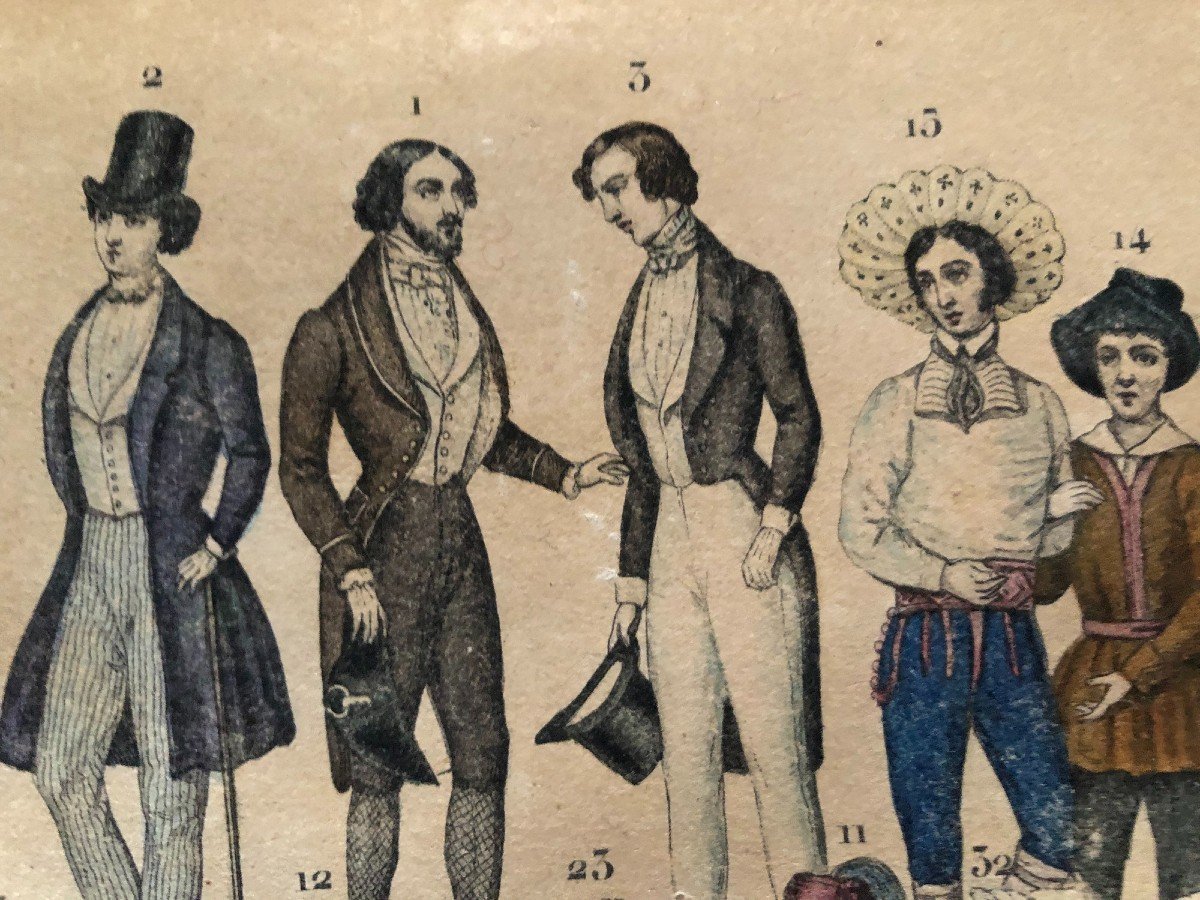 Engraving Of The Geographer Aristide-michel Perrot XIX-photo-1