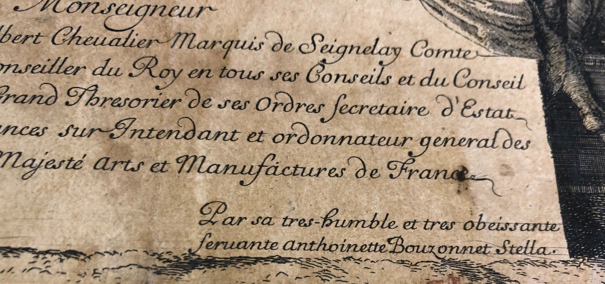 Pair Of Engravings By The Artist Antoinette Bouzonnet Stella ( 1641-1676)-photo-4