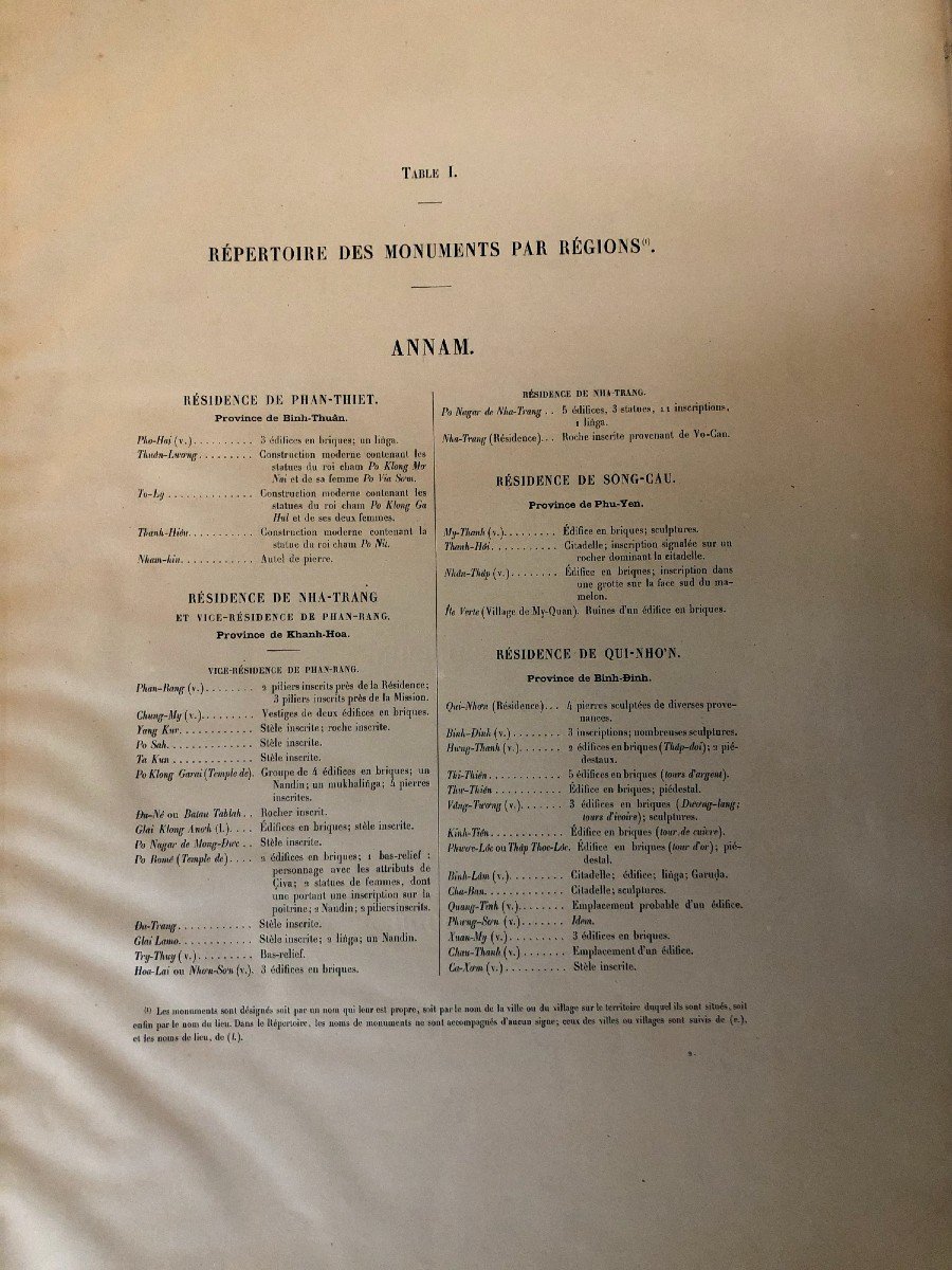 Atlas Archéologique De l'Indochine, Champa et Cambodge Lunet De Lajonquière 1901-photo-2