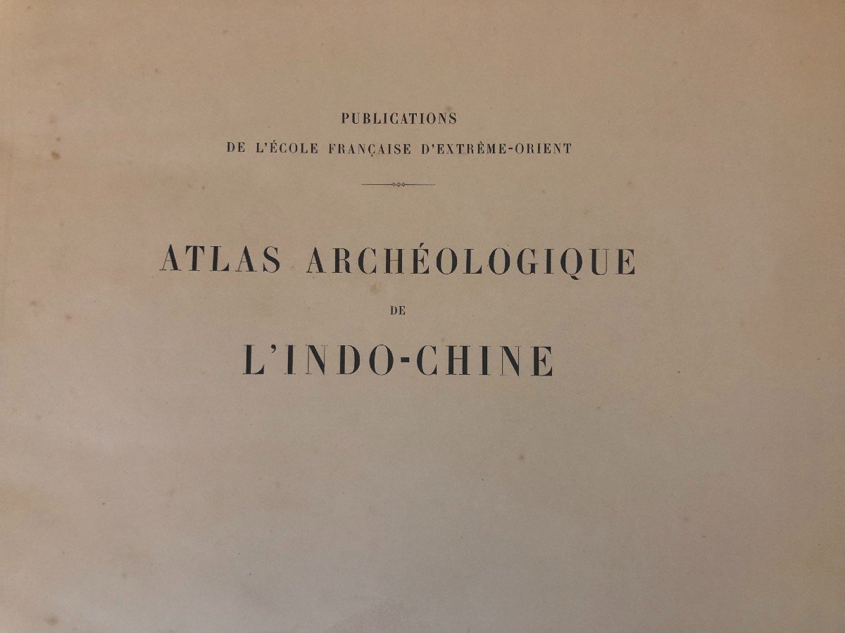 Atlas Archéologique De l'Indochine, Champa et Cambodge Lunet De Lajonquière 1901-photo-4