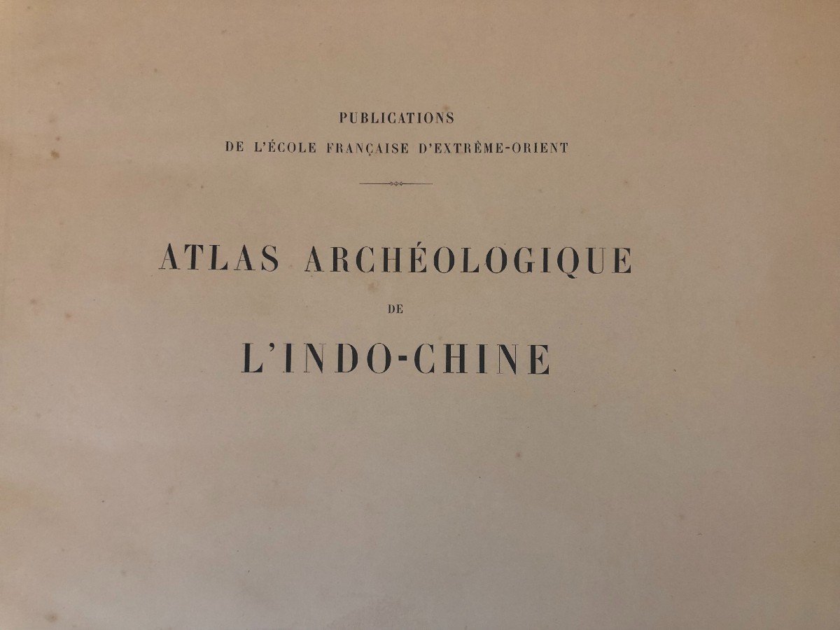 Archaeological Atlas Of Indochina, Champa And Cambodia Lunet De Lajonquière 1901-photo-4