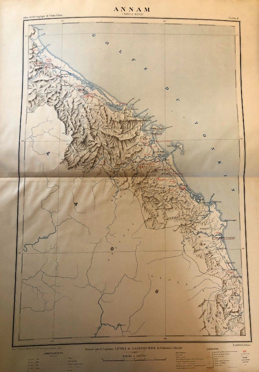 Archaeological Atlas Of Indochina, Champa And Cambodia Lunet De Lajonquière 1901-photo-6