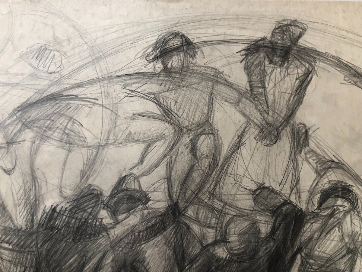 Dessin De Danses De Rodolphe Caillaux XX-photo-4