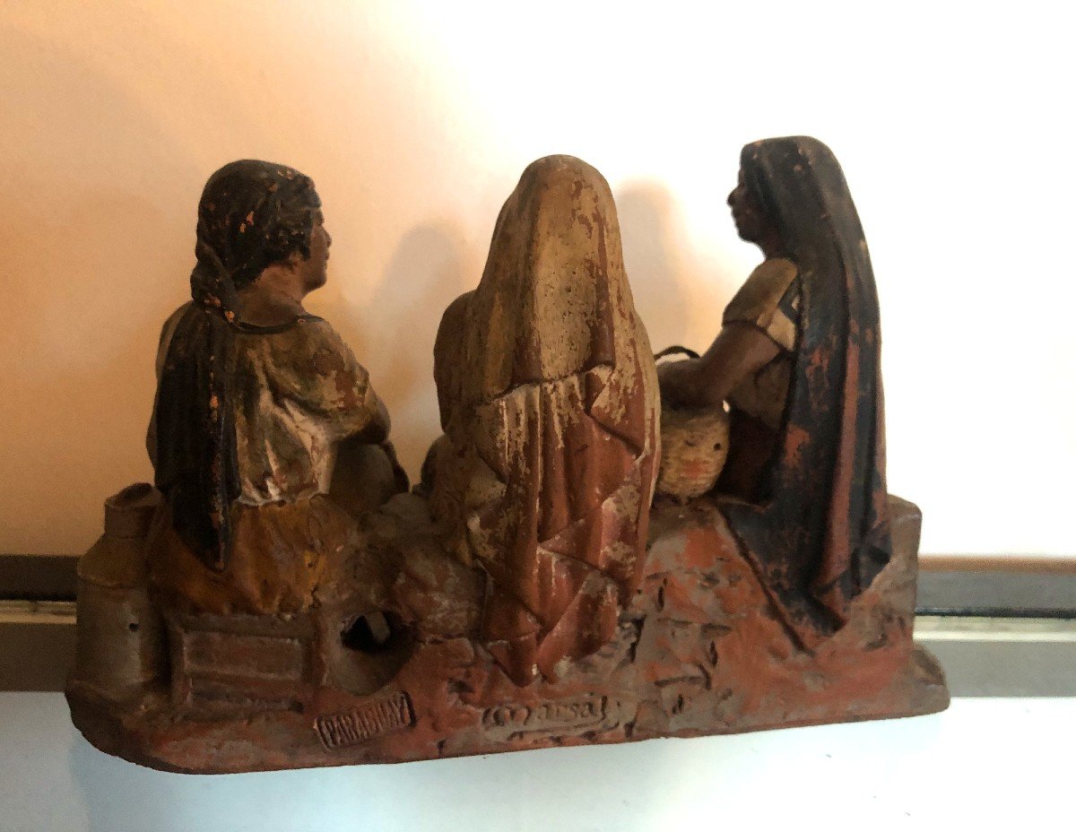 Sculpture En Terre Cuite De Serafin Marsal XX-photo-2