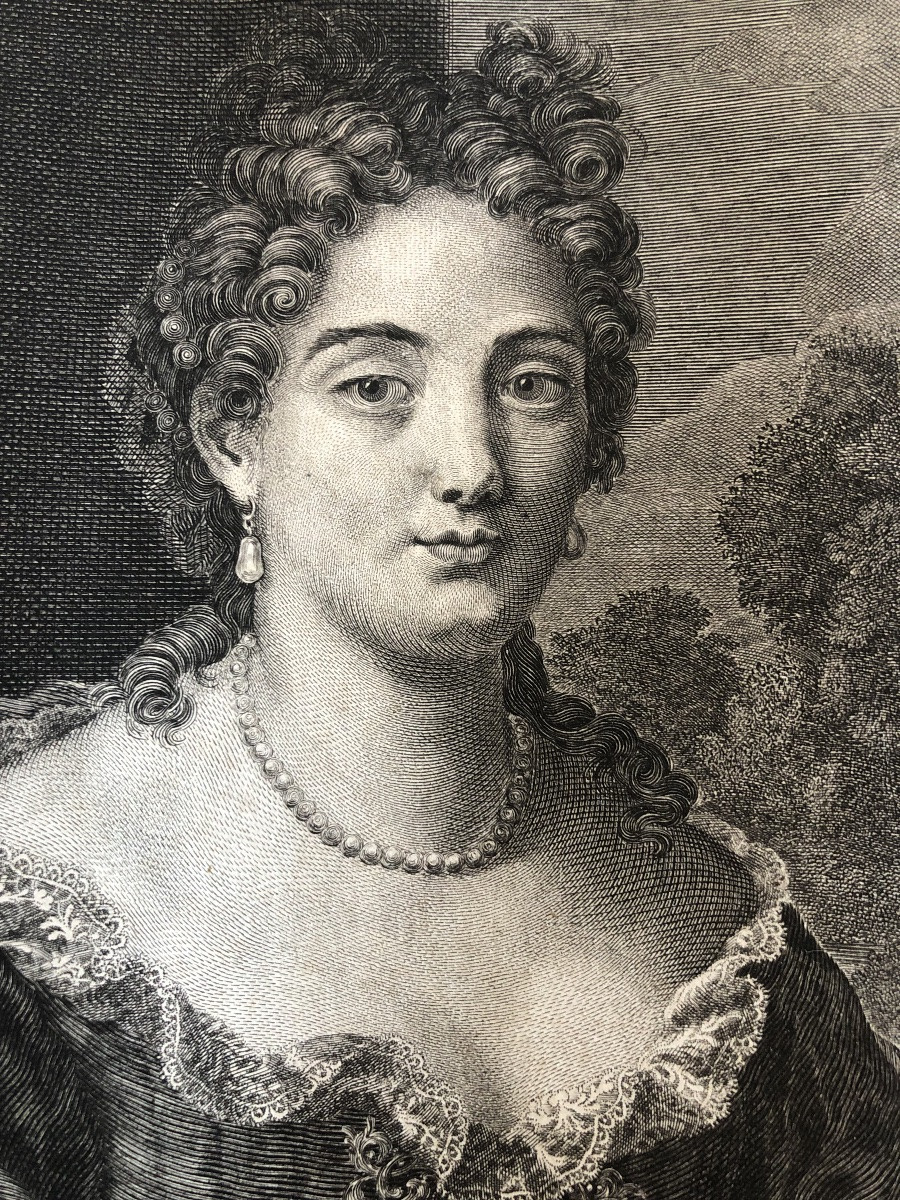 "spring"  Engraving By Jean-jacques Avril 1783-photo-1
