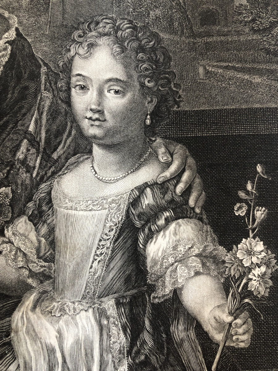 "spring"  Engraving By Jean-jacques Avril 1783-photo-2