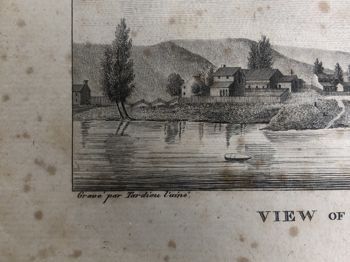 Vue De Marietta Sur Les Rives Du Ohio Tardieu L’aine XVIII-photo-2