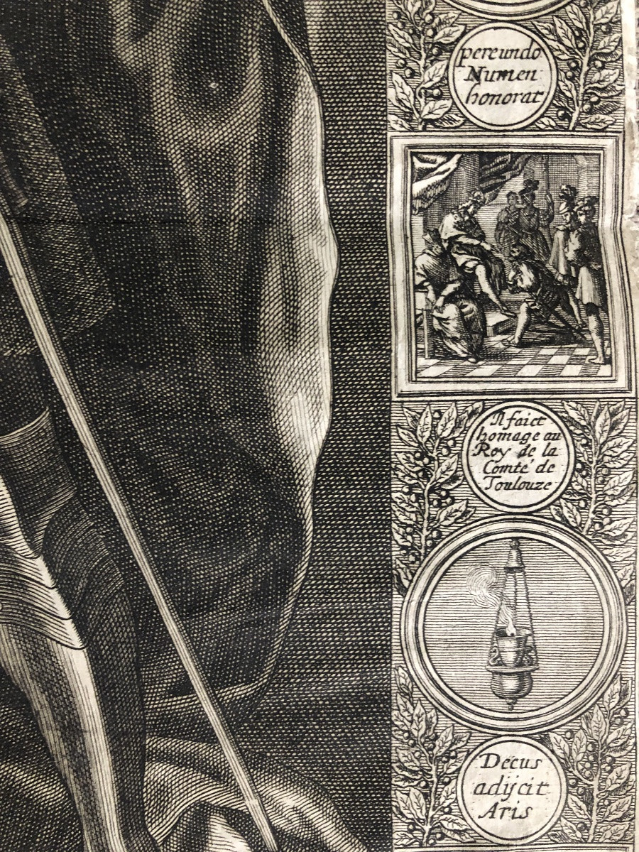Gravure XVII De Simon De Montfort Pourfendeur Des Albigeois -photo-3