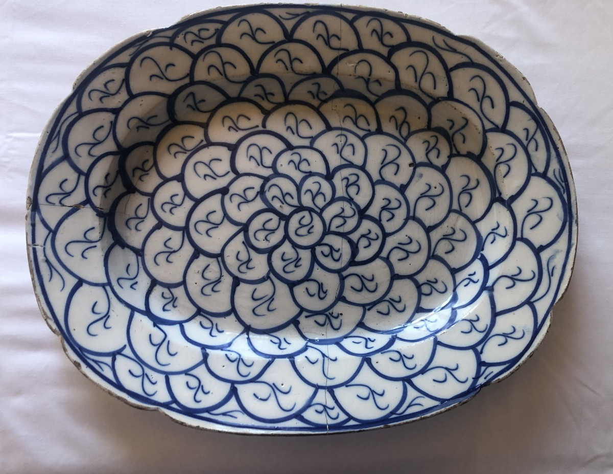 Grand plat Chine début XIX