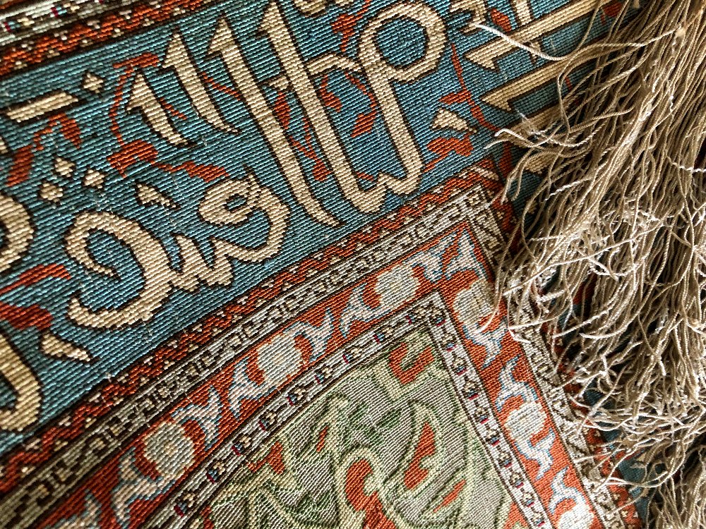 Hereke Silk Carpet XX Offered To Abdullah Abdullah, Advisor To Commander Ahmad Shah Masoud -photo-6