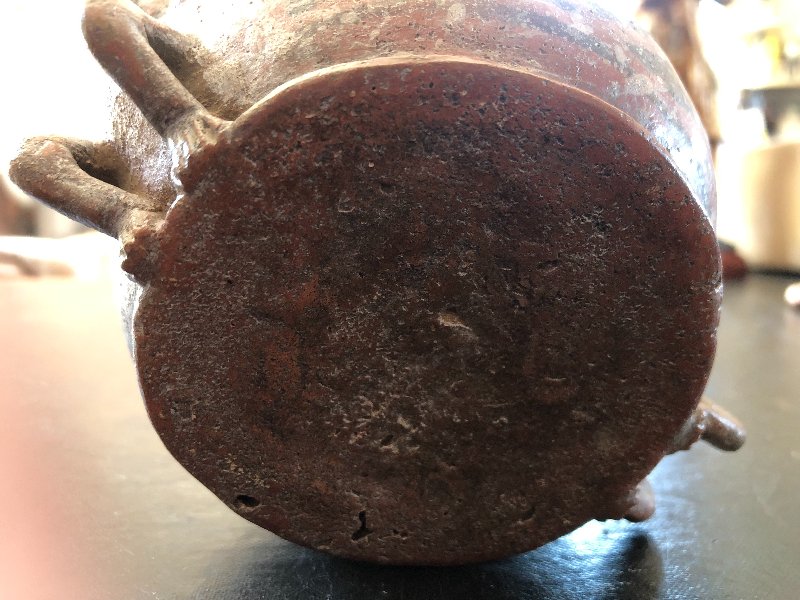 Pre-columbian Coqueros Bowl Carchi 750-1550 Ad Ecuador With Negative Painting-photo-3