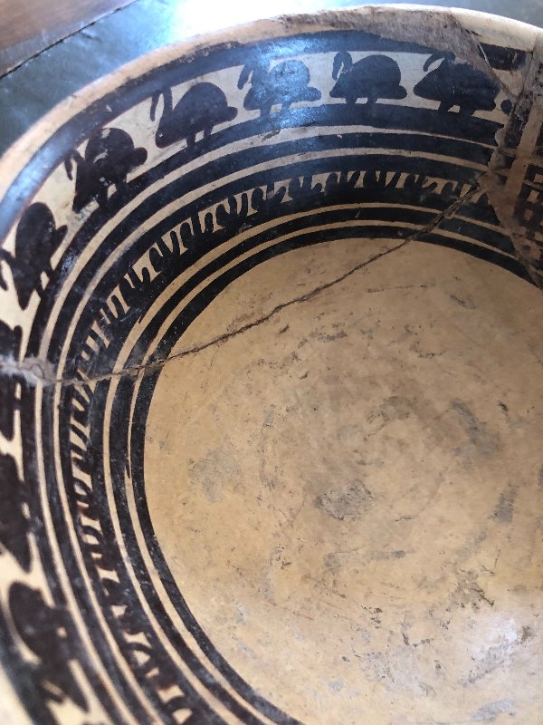 Pre-columbian Carchi Bowl 750-1550 Ad Ecuador With Birds-photo-3