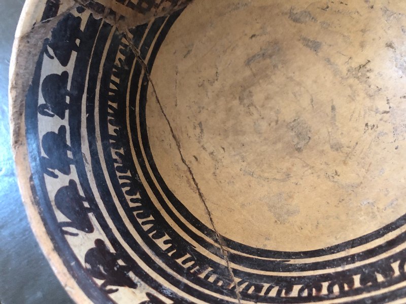 Pre-columbian Carchi Bowl 750-1550 Ad Ecuador With Birds-photo-4