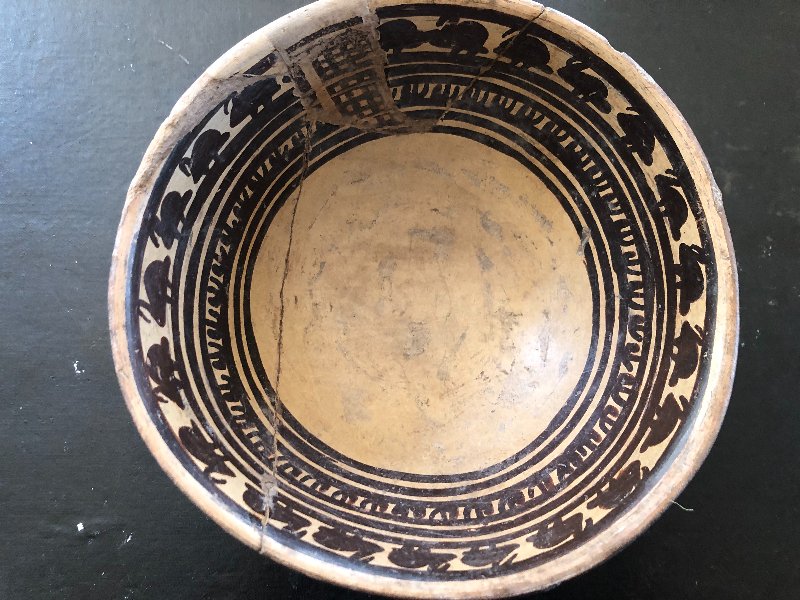Pre-columbian Carchi Bowl 750-1550 Ad Ecuador With Birds-photo-4